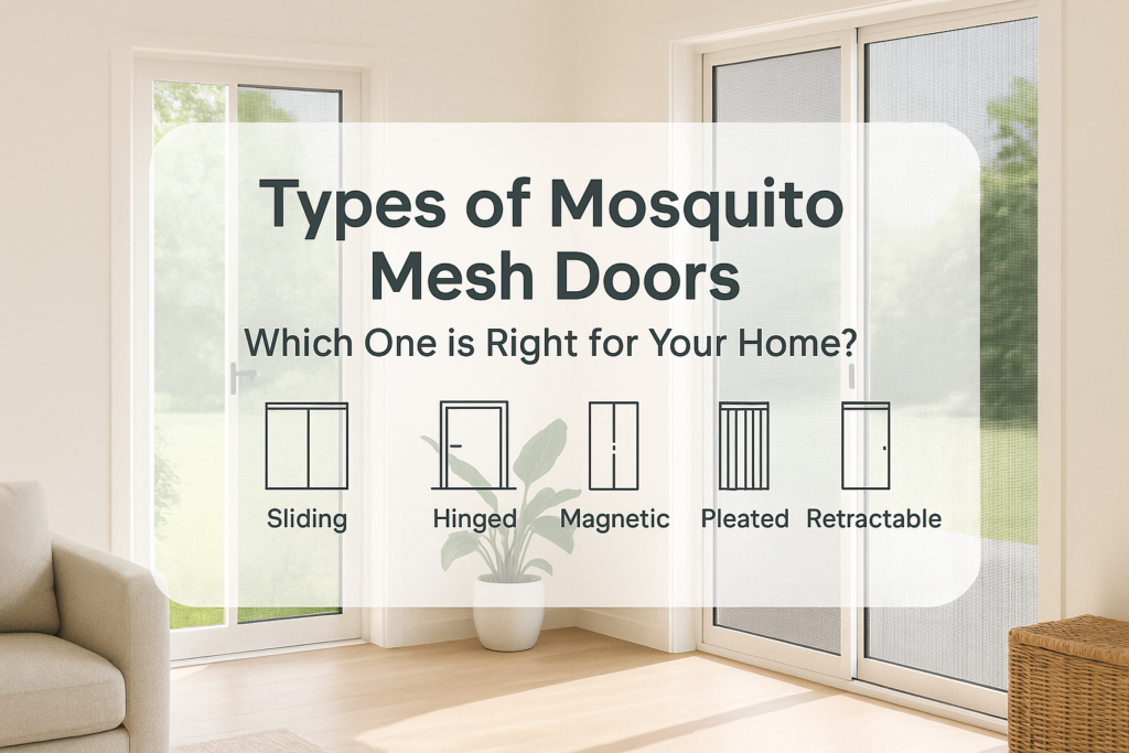 type of mosquito mesh doors